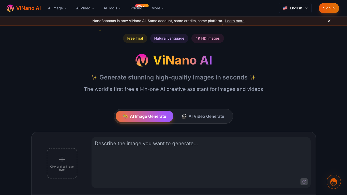 ViNano AI screenshot